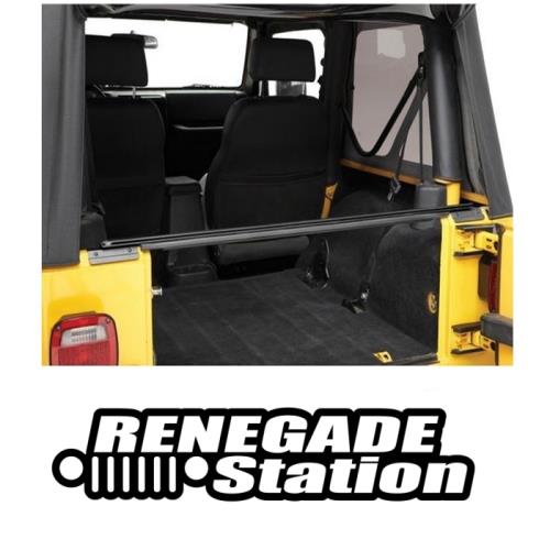 Jeep Wrangler TJ Tailgate Bar Heckschienen Kit für Orginal Verdeck Bestop 96-06