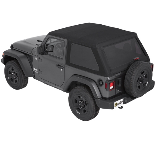 Jeep Wrangler JL 2türer Trektop NX Verdeck Softtop Bestop Twill Textil 3-lagig Bestop 18-