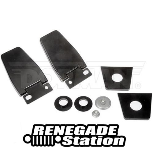 Jeep Wrangler YJ Heckklappenscharnier Hardtop Heckscheibe rechts und links schwarz Bj. 87-95