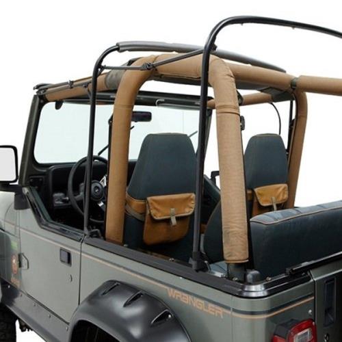 Jeep Wrangler TJ Flip Top Verdeck Klappverdeck mit Aufsteckfenster Black Denim Pavement Ends 96-06