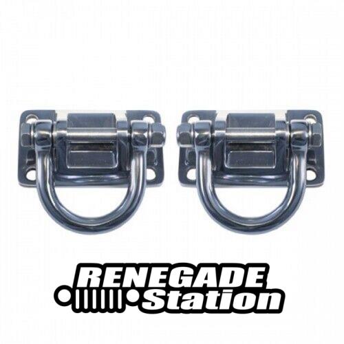 Jeep Wrangler TJ XHD Modul Schäkel Set Stoßfänger vorne & hinten Edelstahl Rugged Ridge 96-06