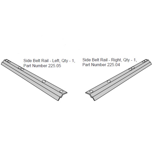 Jeep CJ Leiste seitlich rechts und links für Bestop Supertop, Sunrider, Halftop & Duster 76-86