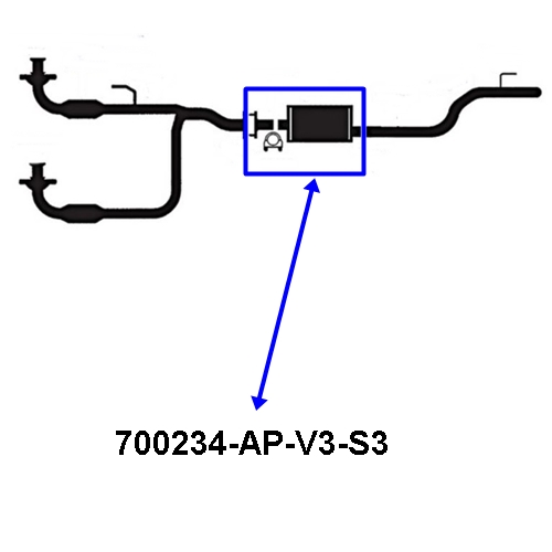 Jeep Cherokee Liberty KJ 3,7 ltr. Auspuff Endtopf Endschalldämpfer Schalldämpfer MSL Maximum 02-07
