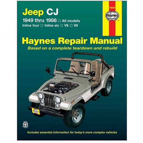 Jeep CJ Reparaturbuch Reparaturanleitung Wartung 49-86