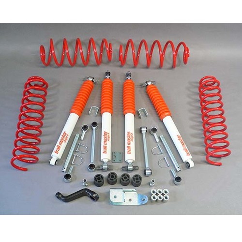 Höherlegung Fahrwerk Trailmaster mit TÜV 4 Zoll +100mm TJ nu