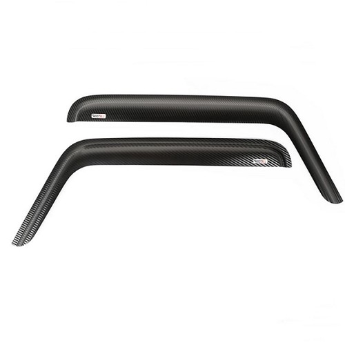 Jeep Wrangler JK 2-türer Set Windabweiser Carbon Look Fensterblenden 07-18