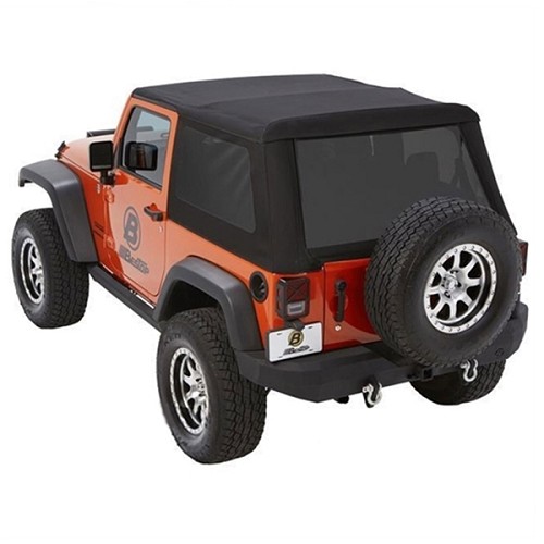 Jeep Wrangler JK 2türer Trektop NX Glide Verdeck Softtop Black Diamond Bestop 07-18