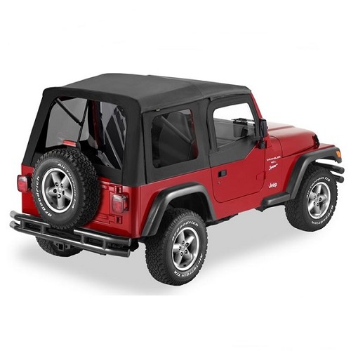 Jeep Wrangler TJ Supertop Softtop Verdeck inkl. Aufsteckfenster Black Diamond Bestop 96-06