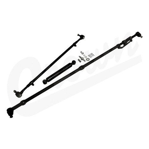 Jeep Wrangler YJ Kit Spurstange mit Schubstange & Lenkungsdämpfer LHD 87-90