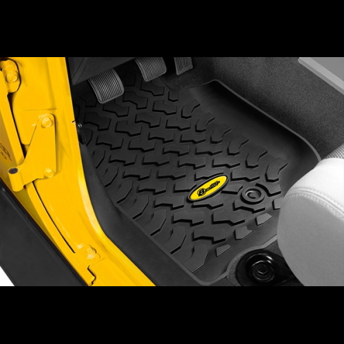 Jeep Wrangler JK Fußmatten Fußraumwannen Set vorne Bestop 07
