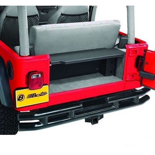 Jeep Wrangler TJ Stahl Staubox Instatrunk im Kofferraum Bestop 96-06