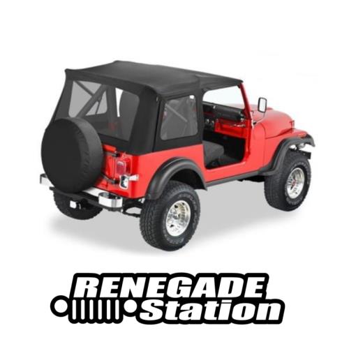 Jeep CJ7 Ersatzverdeck Ersatzplane Verdeckhülle Supertop schwarz Denim Bestop 76-86