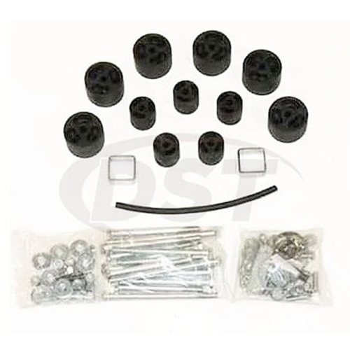Jeep Wrangler YJ Body Lift Karosserieauflage Kit 3'' 75mm Höherlegung Schaltgetriebe 87-95