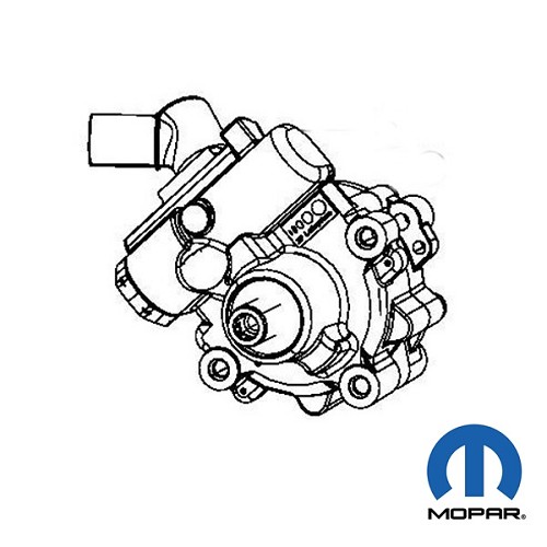 Jeep Wrangler JK 2,8 ltr.CRD Servopumpe mit Riemenscheibe 07