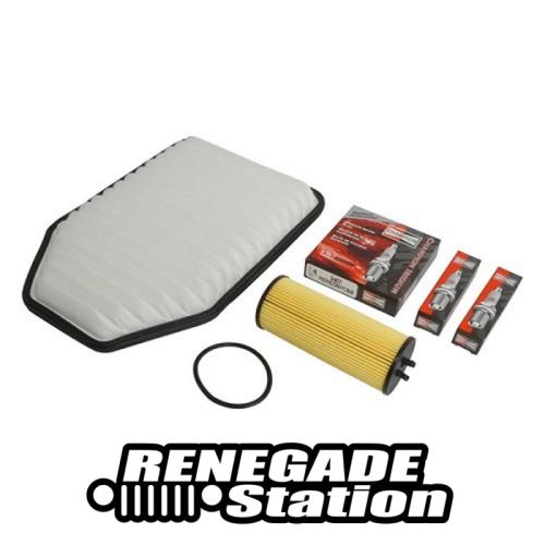 Jeep Wrangler JK 3,6 ltr. Inspektionssatz Inspektionskit Luftfilter Ölfilter Zündkerze 12-13