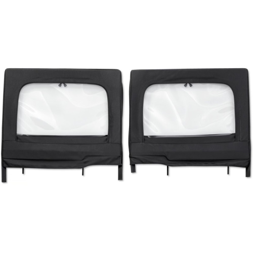 Jeep Wrangler TJ Set Aufsteckfenster für Halbtüren Black Diamond Bestop 96-06