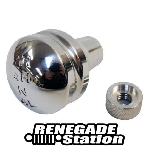 Jeep Wrangler TJ Schaltknauf Aluminium poliert NP231 Verteil