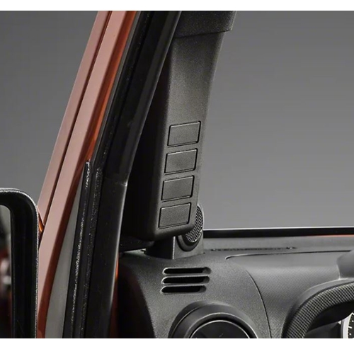 Jeep Wrangler JK Konsole Schalterkonsole ohne Schalter am Scheibenrahmen A-Säule Daystar 07-10