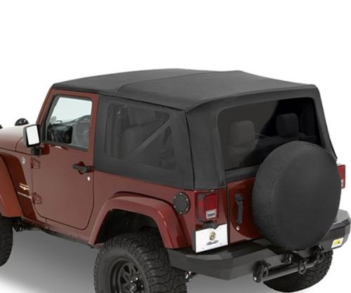 Jeep Wrangler JK 2türer Ersatzverdeck Verdeck Verdeckhülle getönte Scheiben Black Sailcloth 07-09