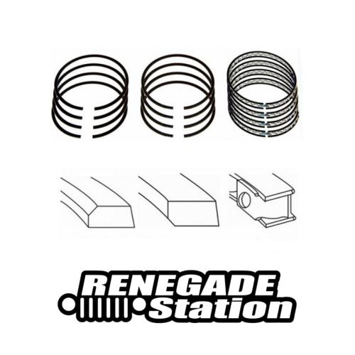 Jeep CJ 2,5 ltr. Set Kolbenringe Kolbenringset .060" Übermaß