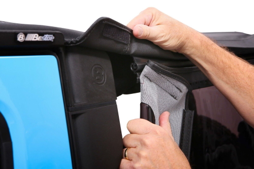 Jeep Wrangler JK 2-türer Trektop NX Plus Softtop Verdeck schwarz Diamond Bestop 07-18