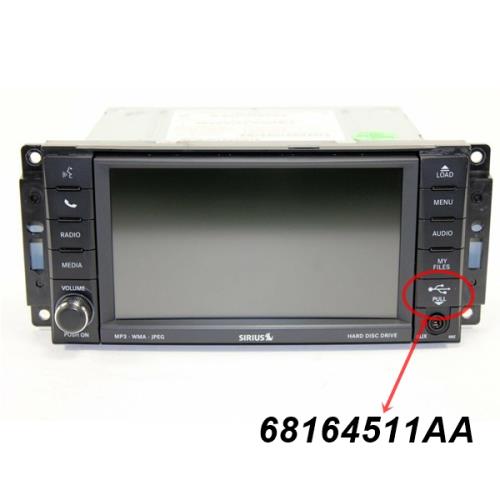 Jeep Compass Patriot MK Abdeckung Kappe USB Anschluss am Radio Media Center 430 & 430N 11-16