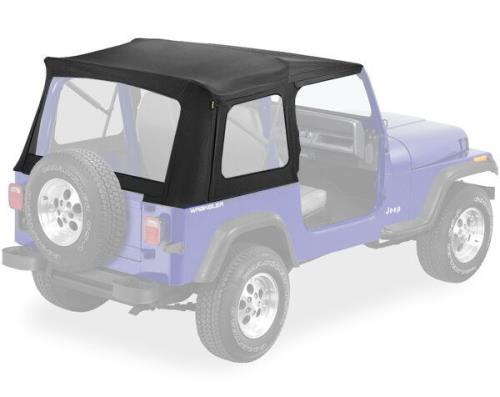 Jeep Wrangler YJ Supertop Verdeck Softtop Bestop Black Denim Bestop 87-95