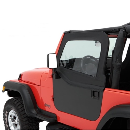 Jeep Wrangler TJ Aufsteckfenster Set für Element High Rock Halbtüren Black Diamond 96-06