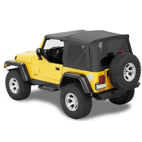Jeep Wrangler TJ Supertop NX Klappverdeck getönte Scheiben Bestop Black Denim 96-06