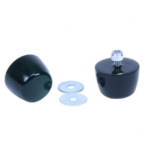 Jeep Wrangler JK 2er Set Motorhaubenauflagegummi Auflagegummi Gummi Motorhaube schwarz Polyurethan 07-18