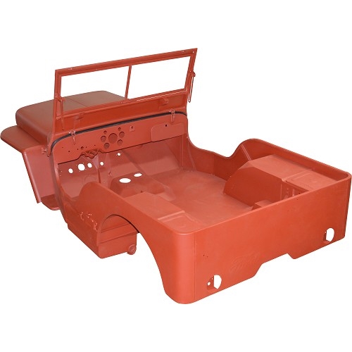 Ford GPW Body Kit Karosserie mit Haube Kotflügel Heckklappe & Scheibenrahmen 41-42
