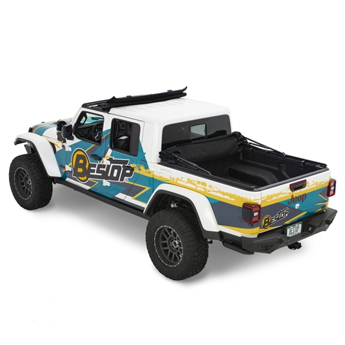 Jeep Gladiator JT Supertop Ladefläche mit getönten Scheiben Black Diamond Bestop 19-