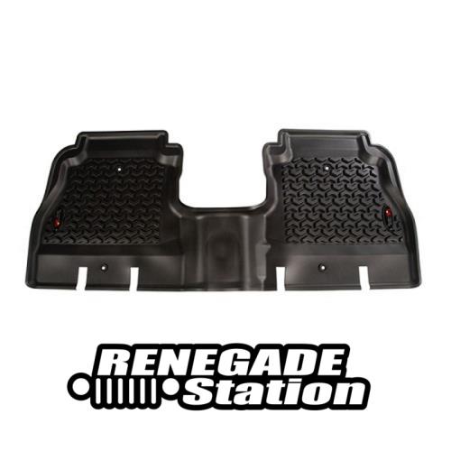 Jeep Wrangler JL 4türer Fußmatte Gummimatte Fußraumwanne einteilig hinten All Terrain Rugged Ridge 18-