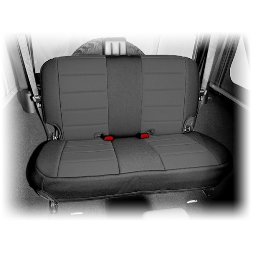 Jeep Wrangler JK 4-türer Sitzbezüge Sitzbezug Sitzschoner Rücksitz Neopren schwarz 07-16