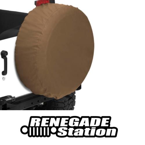 Jeep & Suzuki Reserveradhülle Ersatzradhülle Ersatzradabdeckung Sand Denim 30" x 10" Bestop