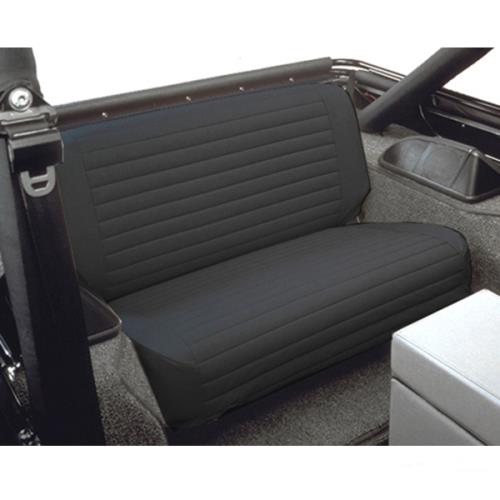 Jeep Wrangler YJ Sitzbezüge Sitzbezug hinten schwarz Denim Bestop 87-95
