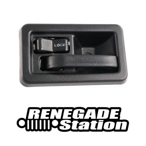 Jeep Wrangler YJ Türgriff Griff innen links mit Entriegelung schwarz 87-95