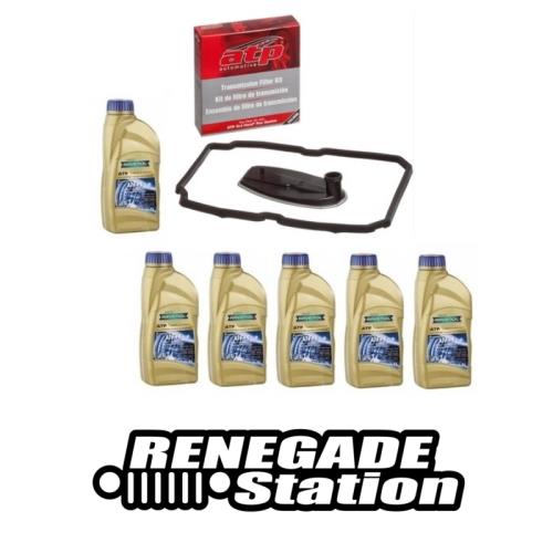 Jeep Commander XH XK Automatikgetriebefilter Getriebefilter Set inkl. 6ltr. ATF+4 Getriebeöl NAG1 W5A580 Automatikgetriebe 06-10