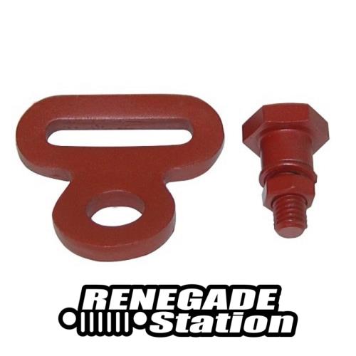 Jeep Willys MB Ford GPW Halter Träger Drehgelenk Türgurthalter mit Schraube Sicherheitsgurt 42-45