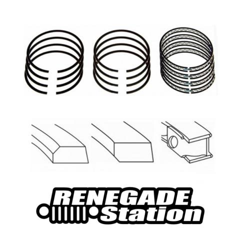 Jeep Wrangler YJ 2,5 ltr. Set Kolbenringe Kolbenringset .060