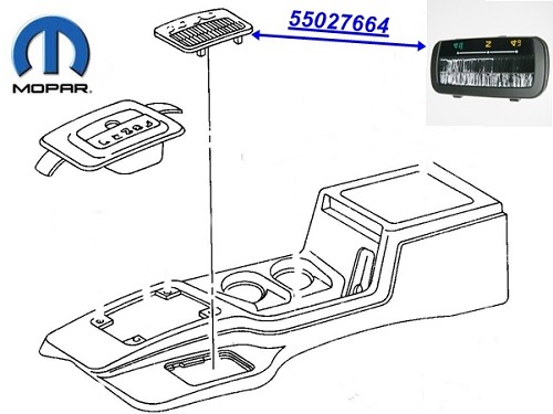 Jeep Cherokee XJ Grand Cherokee ZJ / ZG Schaltabdeckung Abde