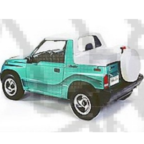 Suzuki Sidekick Chervrolet Geo Tracker Duster Abdeckung Laderaum Weiß Denim Bestop 95-98