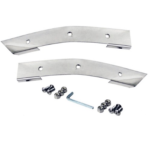 Jeep Wrangler YJ Karosserieschutzecken hinten Edelstahl Bj.