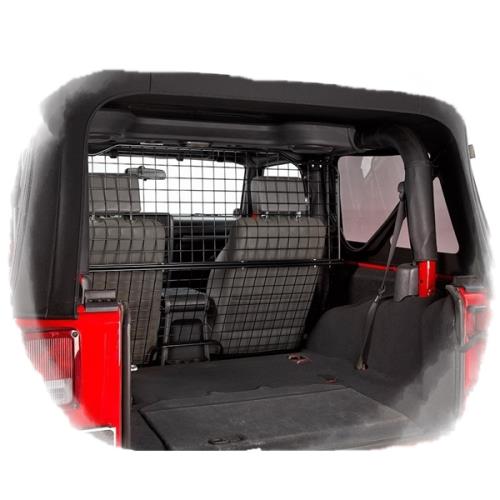 Jeep Wrangler JK 4-türer Hundeschutzgitter Hundegitter schwarz Bestop 07-16
