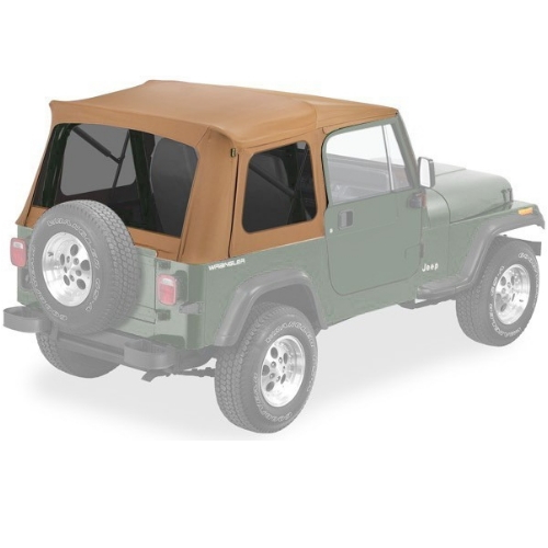 Jeep CJ Supertop Verdeck Softtop Bestop Spice Denim getönte Scheiben 76-86