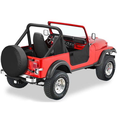 Jeep CJ CJ7 Satz Halbtüren Black Denim Bestop 76-80