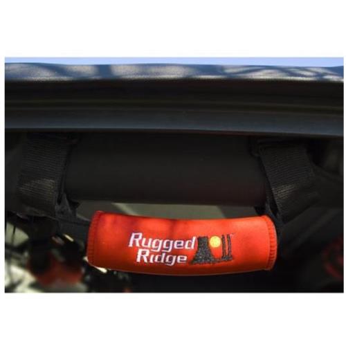 Jeep Wrangler JK & Unlimited Haltegriffe Griffschlaufen Paar Neopren rot am Überrollbügel 07-18