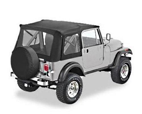 Jeep Wrangler YJ Supertop Verdeck Softtop Bestop Black Denim Bestop 87-95