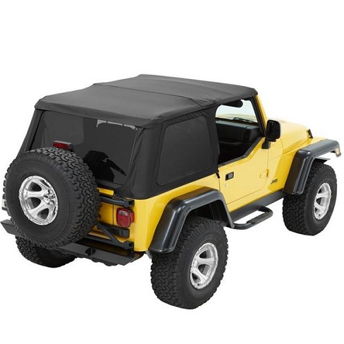 Jeep Wrangler TJ Trektop NX Verdeck Top getönte Scheiben schwarz Diamond Bestop 96-06
