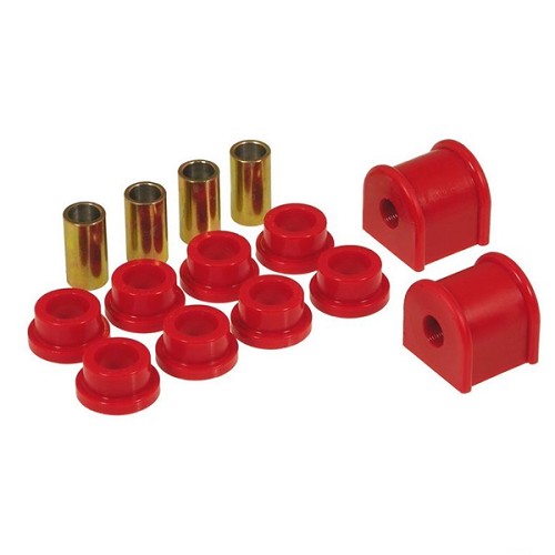 Jeep Wrangler TJ Polyurethan Stabigummi Set Stabibuchsen hinten rot Ø 14,29mm Prothane 96-03